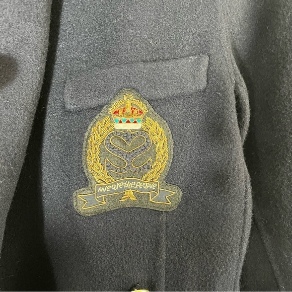 SANDRO PARIS Navie Double-Faced Chest Patch Wool Blazer - Picture 7 of 13